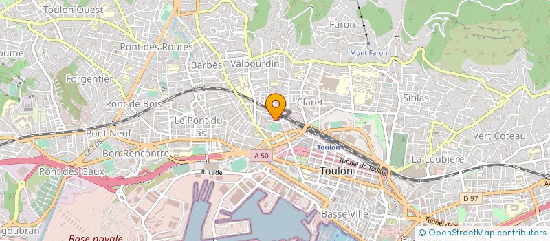 localisation de l'entreprise BALLET STUDIO P4  TOULON