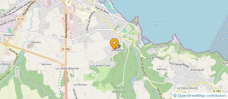 localisation de l'entreprise BALLEYS  PAIMPOL