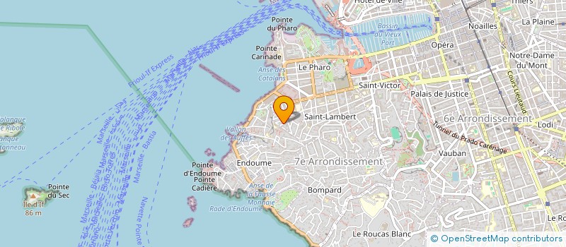 localisation de l'entreprise BALLIANA MAITRISE D'OEUVRE à MARSEILLE