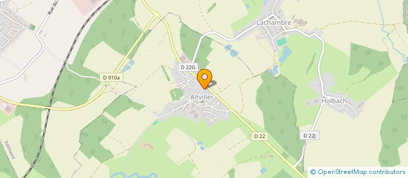 localisation de l'entreprise BALLIE-BECKER  CREUTZWALD