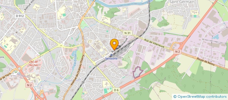 localisation de l'entreprise BALLIEUX  SOISSONS