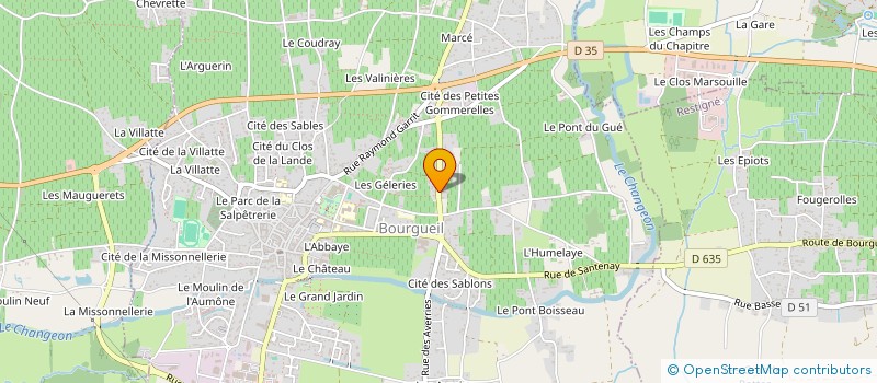 localisation de l'entreprise BALLIF à BOURGUEIL
