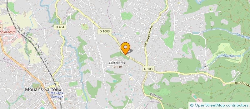 localisation de l'entreprise BALLINA VALBONNE  VALBONNE