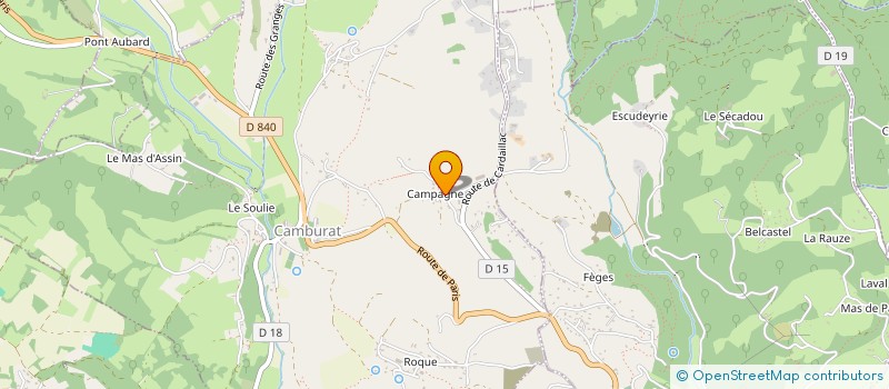 localisation de l'entreprise BALLINI RENOV  CAMBURAT