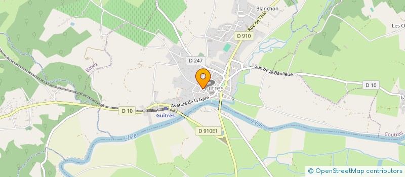 localisation de l'entreprise BALLION-TEURLAY  GUITRES