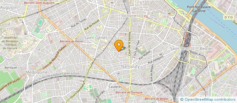 localisation de l'entreprise BALLISTIK 3X3 BORDEAUX  BORDEAUX