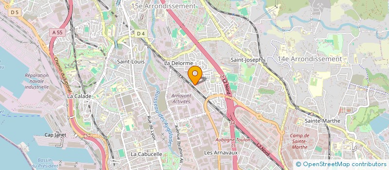 localisation de l'entreprise BALLM  LA CIOTAT