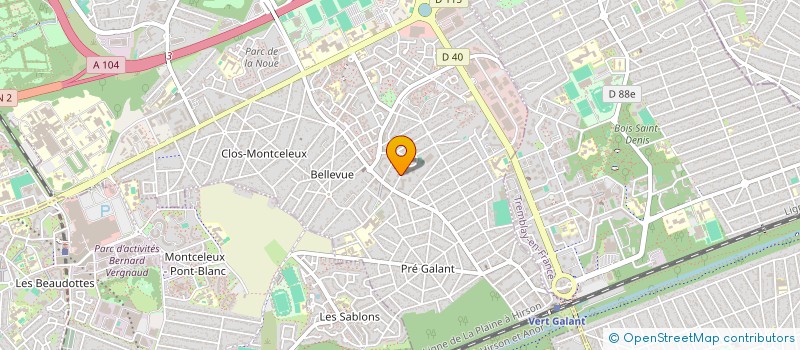 localisation de l'entreprise BALLO HOME à VILLEPINTE