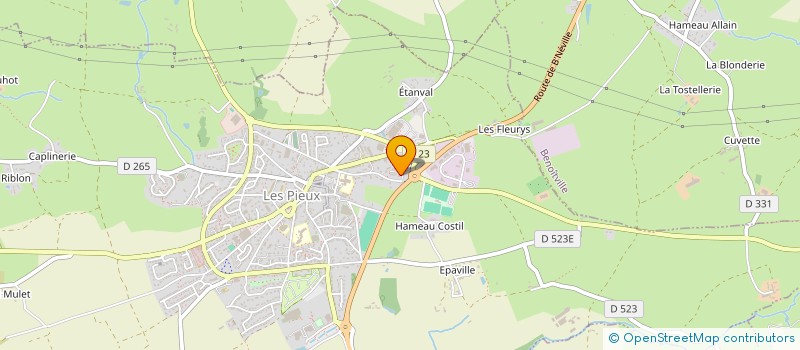 localisation de l'entreprise BALLOIS G.M.E.J  LES PIEUX