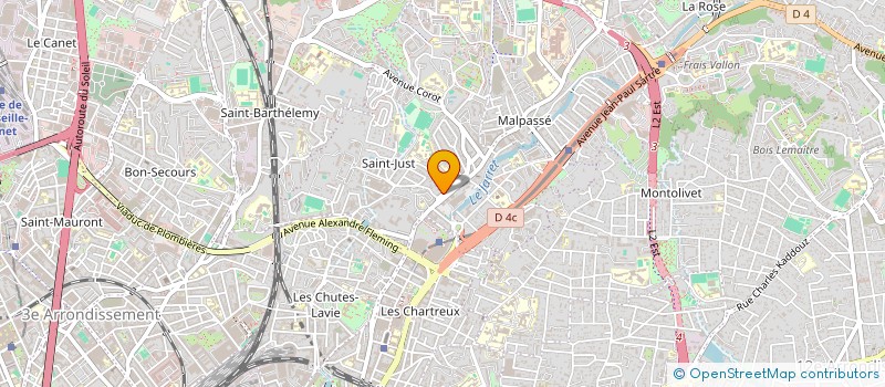 localisation de l'entreprise BALLON BLEU à MARSEILLE