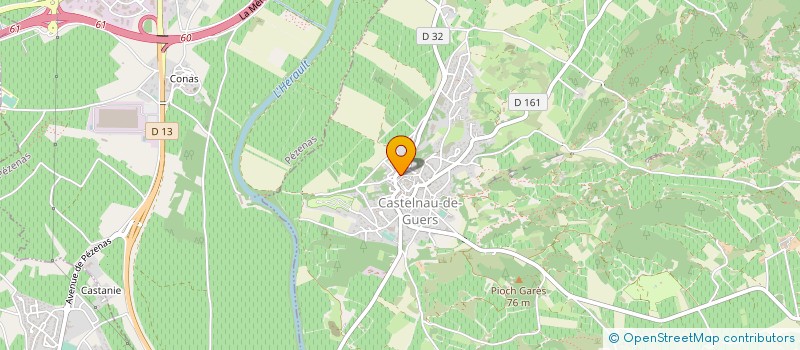 localisation de l'entreprise BALLON EVOLUTION  CASTELNAU-DE-GUERS