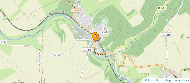 localisation de l'entreprise BALLON O 4 VENTS  PIERREPONT