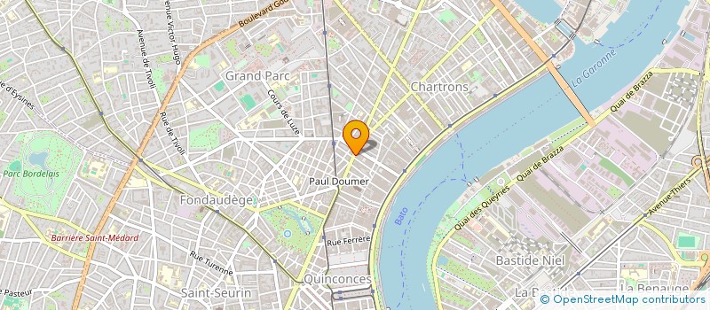 localisation de l'entreprise BALLON ODETTE  BORDEAUX