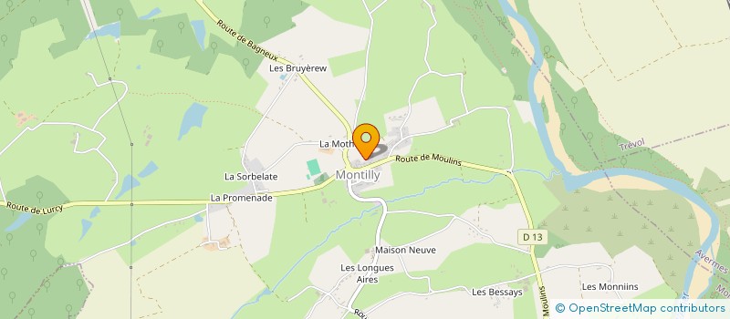 localisation de l'entreprise BALLON SPORTIF DE MONTILLY  MONTILLY