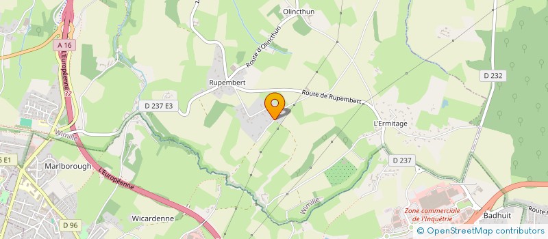 localisation de l'entreprise BALLOT DEPARDIEU  WIMILLE