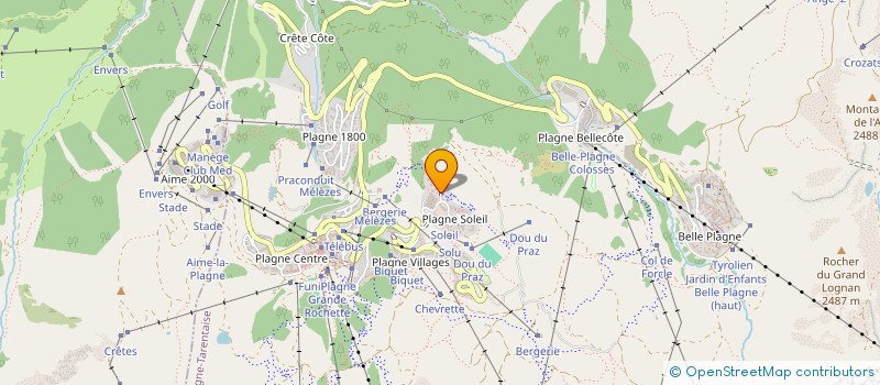 localisation de l'entreprise BALLOT/PEREIRA  LA PLAGNE TARENTAISE