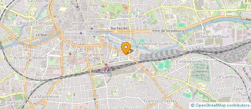 localisation de l'entreprise BALLU-GOUGEON, VOISINE  RENNES