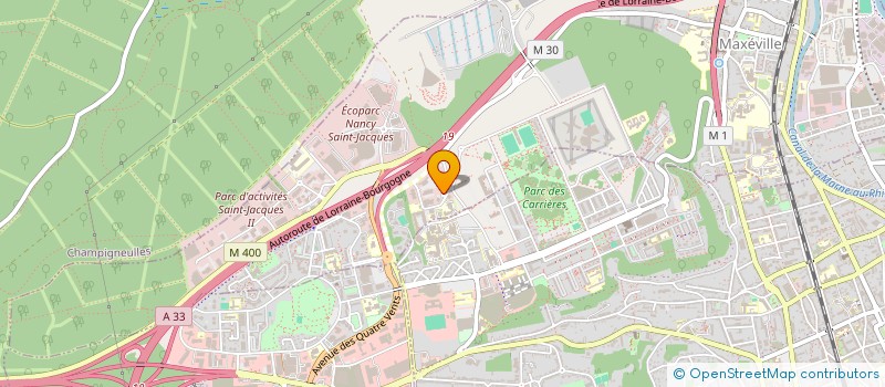 localisation de l'entreprise BALLY-BOULANGER  MAXEVILLE