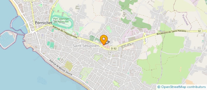 localisation de l'entreprise BALM à PORNICHET