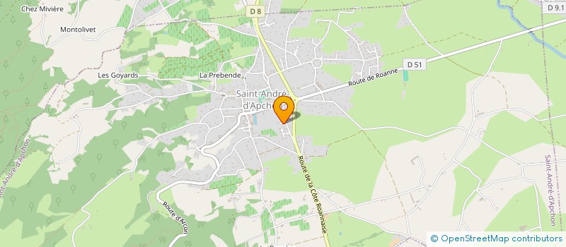 localisation de l'entreprise BALM  SAINT-ANDRE-D'APCHON