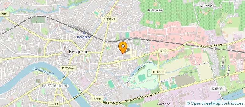 localisation de l'entreprise BALMA à BERGERAC