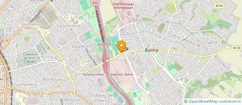 localisation de l'entreprise BALMA SPORTING CLUB à BALMA