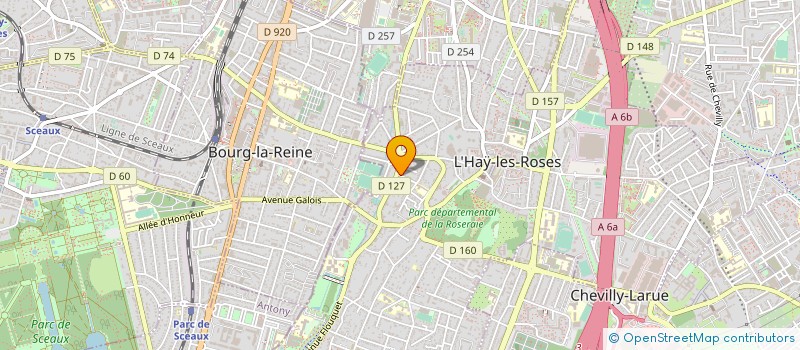 localisation de l'entreprise BALMAR S P U à L'HAY-LES-ROSES