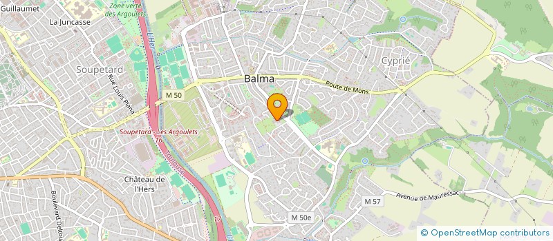 localisation de l'entreprise BALMARANDO  BALMA