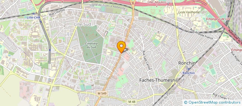 localisation de l'entreprise BALMAT à LILLE