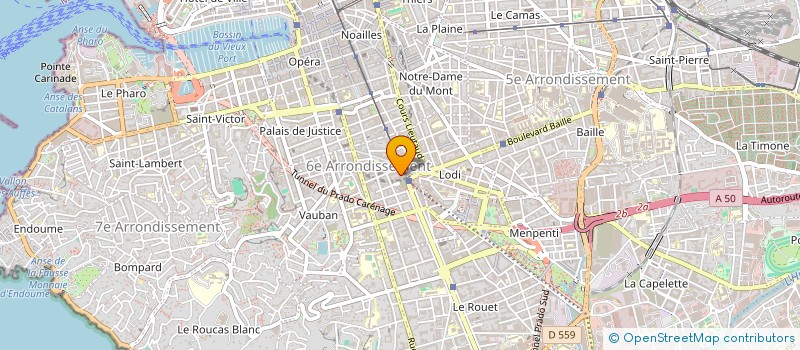 localisation de l'entreprise BALME à MARSEILLE