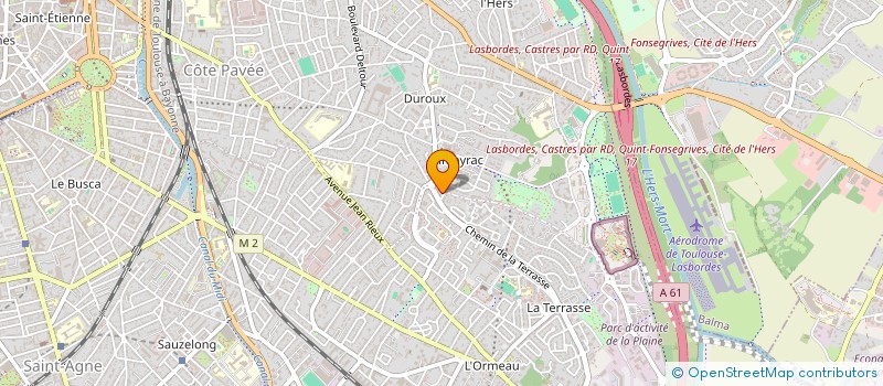 localisation de l'entreprise BALMEO COTE PAVEE à TOULOUSE