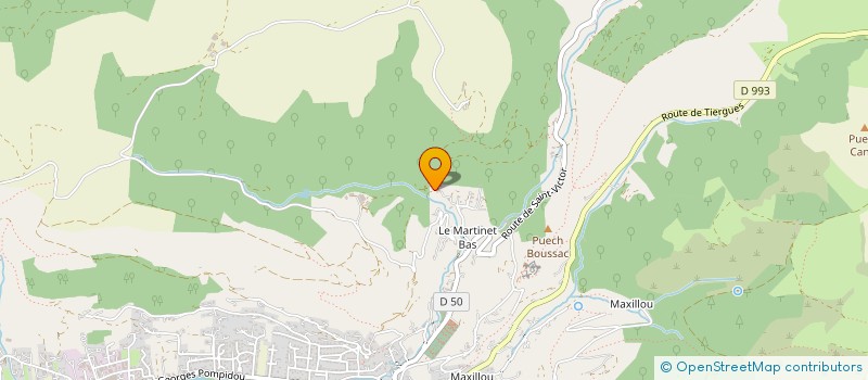 localisation de l'entreprise BALMES CLAUDE - JARLET DAVID  SAINT-AFFRIQUE