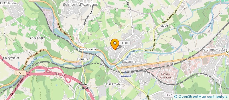 localisation de l'entreprise BALMES ET MAGNOLIA  LOZANNE