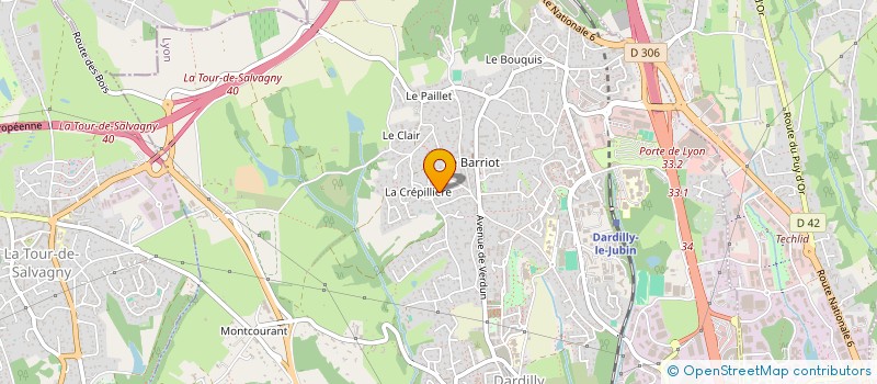localisation de l'entreprise BALMO à DARDILLY