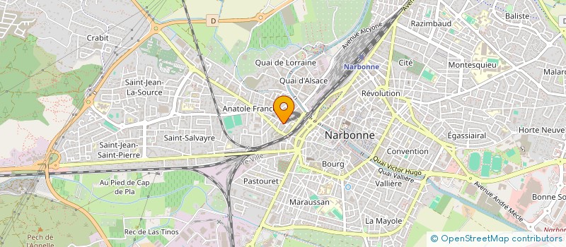 localisation de l'entreprise BALMON à NARBONNE