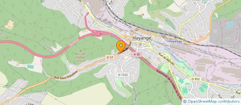 localisation de l'entreprise BALMORAL  HAYANGE