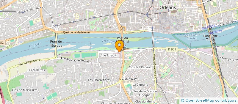 localisation de l'entreprise BALNAT à ORLEANS