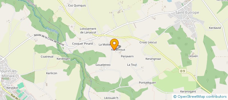 localisation de l'entreprise BALNE'AUTO  PLOUGONVEN