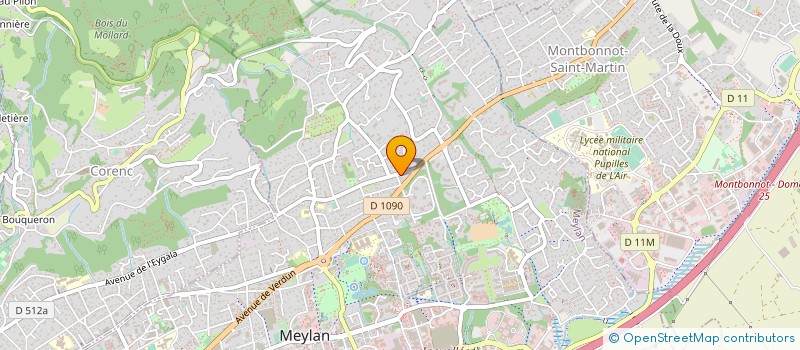 localisation de l'entreprise BALNEA KINE  MEYLAN