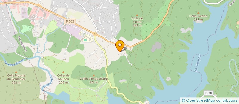 localisation de l'entreprise BALNEA SPORT ET SPA  MONTAUROUX