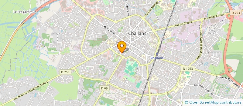 localisation de l'entreprise BALNEO à CHALLANS