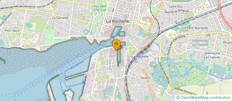 localisation de l'entreprise BALNEO CENTER à LA ROCHELLE