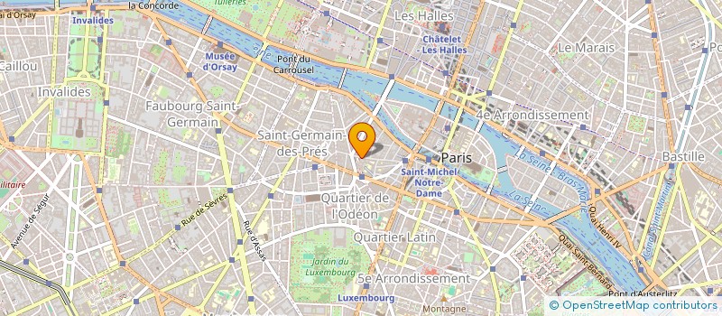 localisation de l'entreprise BALNEO DE L'ODEON  PARIS