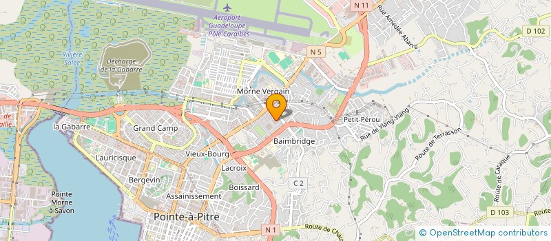 localisation de l'entreprise BALNEO- PRO SARL à LES ABYMES