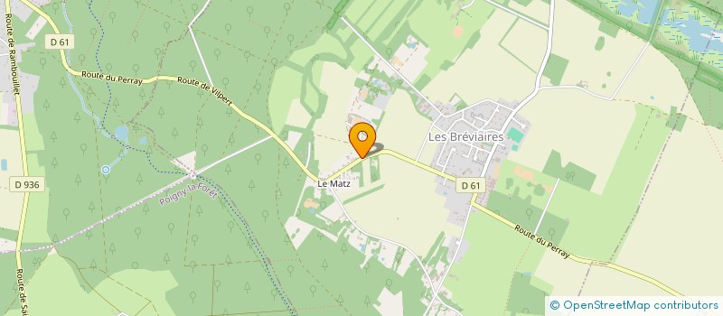 localisation de l'entreprise BALNEO SPORT HORSES à LES BREVIAIRES