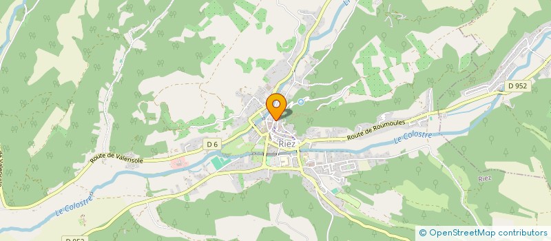 localisation de l'entreprise BALNEOKINE  ROUMOULES