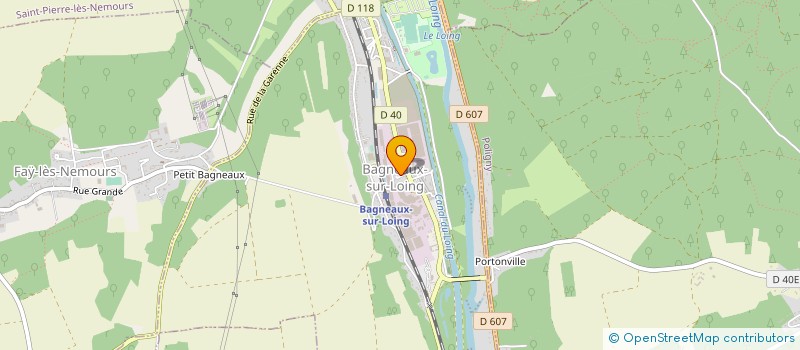 localisation de l'entreprise BALNEOLITAINE ENTRAID ACTIO CULTU SOCIAL à BAGNEAUX-SUR-LOING