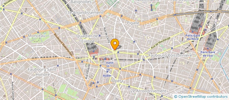 localisation de l'entreprise BALNEOPROMOTION  PARIS