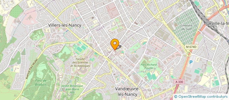 localisation de l'entreprise BALNEY  VANDUVRE-LES-NANCY