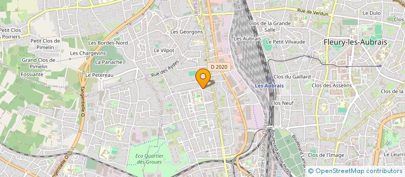 localisation de l'entreprise BALOCH VOICE ASSOCIATION à ORLEANS